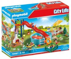 PLAYMOBIL -  RELAXATION AREA WITH SWIMMING POOL 70987