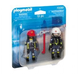 PLAYMOBIL -  RESCUE FIREFIGHTERS (13 PIECES) 70081