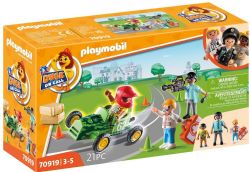 PLAYMOBIL -  RESCUER AND PILOT (21 PIECES) 70919