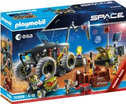 PLAYMOBIL -  SPACE MOBILE UNIT WITH ASTRONAUTS AND SHUTTLE (173 PIECES) 70888