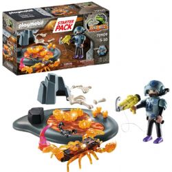 PLAYMOBIL -  STARTER PACK : AGENT WITH FIRE SCORPION (31 PIECES) 70909
