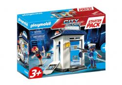 PLAYMOBIL -  STARTER PACK POLICE STATION (37 PIECES) 70498