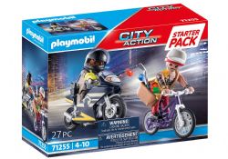 PLAYMOBIL -  STARTER PACK - SPECIAL FORCES AND THIEF (27 PIECES) -  CITY LIFE 71255