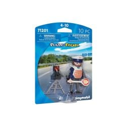 PLAYMOBIL -  TRAFFIC POLICEMAN (10 PIECES) 71201