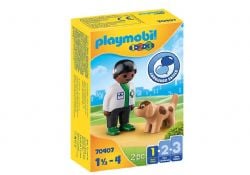 PLAYMOBIL -  VET WITH DOG 70407