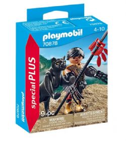 PLAYMOBIL -  WARRIOR WITH PANTHER 70878