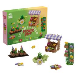 PLUS PLUS TUBES -  FLOWER MARKET -  LEARN TO BUILD