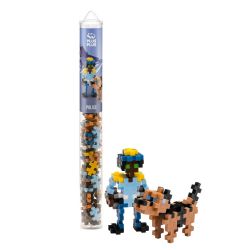 PLUS PLUS TUBES -  POLICE - 70PCS