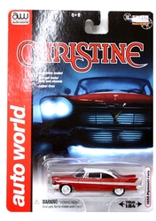 PLYMOUTH -  1958 FURY 1/64 - RED -  CHRISTINE