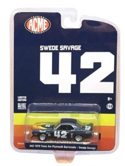 PLYMOUTH -  1970 BARRACUDA TRANS AM #42 - SWEDE SAVAGE - 1/64
