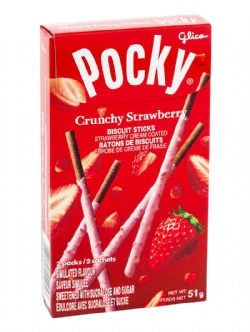 POCKY -  CRUNCHY STRAWBERRY CREAM (51 G)
