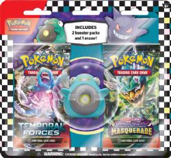 POKEMON -  BACK TO SCHOOL 2024 - BELLIBOLT ERASER BLISTER (ENGLISH) -  SCARLET & VIOLET
