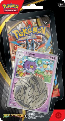 POKEMON -  BASE SET - DRIFBLIM CHECKLANE BLISTER PACK (ENGLISH) ME01 -  MEGA EVOLUTION