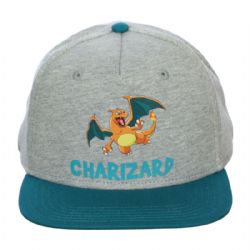 POKEMON -  BLUE AND GREY CHARIZARD CAP