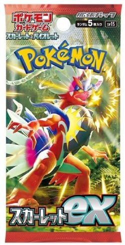 POKEMON -  BOOSTER PACK - SCARLET EX (P5/B30) (JAPANESE) -  SCARLET & VIOLET
