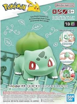 POKEMON -  BULBASAUR MODEL KIT -  QUICK!! 13