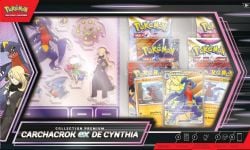 POKEMON -  CARCHACROK EX DE CYNTHIA - COLLLECTION PREMIUM (FRENCH) -  ÉCARLATE ET VIOLET