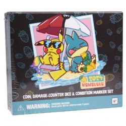 POKEMON -  COIN, DAMAGE-COUNTER DICE & CONDITION MARKERS - MUNCHLAX & PIKACHU **LIMIT OF 1 PER CUSTOMER** -  WORLD CHAMPIONSHIPS 2024