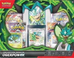 POKEMON -  COLLECTION PREMIUM OGERPON EX -MASQUE TURQUOISE- (FRENCH) -  ÉCARLATE ET VIOLET