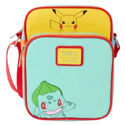 POKEMON -  COLORBLOC STARTER CROSSBODY BAG -  LOUNGEFLY