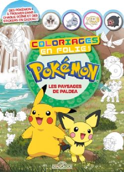 POKEMON -  COLORIAGES EN FOLIE -  LES PAYSAGES DE PALDEA