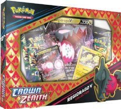 POKEMON -  CROWN ZENITH - REGIDRAGO V COLLECTION BOX (ENGLISH) -  SWORD & SHIELD