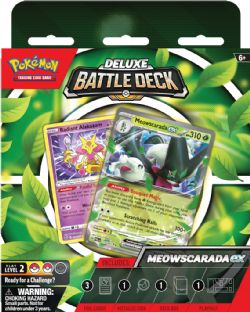 POKEMON -  DELUXE BATTLE DECK - MEOWSCARADA EX (ENGLISH) SV3 -  SCARLET AND VIOLET