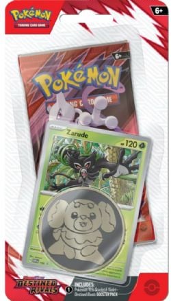 POKEMON -  DESTINED RIVALS - ZARUDE CHECKLANE BLISTER PACK (ENGLISH) SV10 -  SCARLET & VIOLET