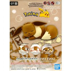 POKEMON -  EEVEE (SLEEPING POSE) -  QUICK!! MODEL KIT 07