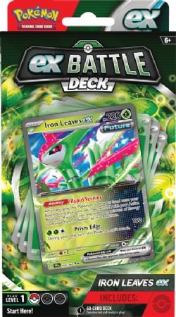 POKEMON -  EX BATTLE DECK - IRON LEAVES EX (ENGLISH)