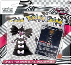 POKEMON -  FLAMME BLANCHE - SIDÉRELLA COLLECTION AUTOCOLLANT - BLISTER DE 3 PAQUETS (FRENCH) SV10.5 -  ÉCARLATE & VIOLET