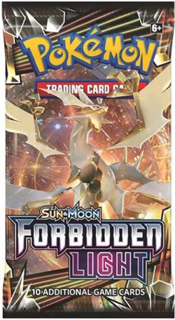 POKEMON -  FORBIDDEN LIGHT - BOOSTER PACK (ENGLISH)(P10/B36) -  SUN AND MOON