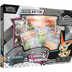 POKEMON -  FOUDRE NOIRE & FLAMME BLANCHE -COLLECTION ILLUSTRATION VICTINI (FRENCH) SV10.5 -  ÉCARLATE & VIOLET