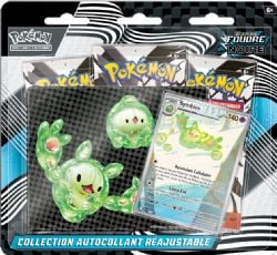 POKEMON -  FOUDRE NOIRE -SYMBIOS COLLECTION AUTOCOLLANT - BLISTER DE 3 PAQUETS (FRENCH) SV10.5 -  ÉCARLATE & VIOLET