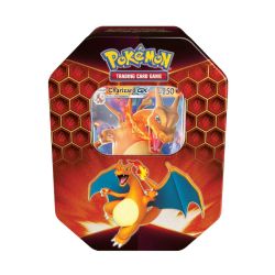 POKEMON -  HIDDEN FATES - CHARIZARD GX TIN BOX (ENGLISH) -  SUN & MOON