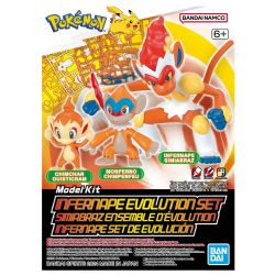 POKEMON -  INFERNAPE EVOLUTION LINE -  EVOLUTION SET MODEL KIT