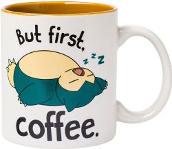 POKEMON -  JUMBO MUG - BUT FIRST, COFFEE.
