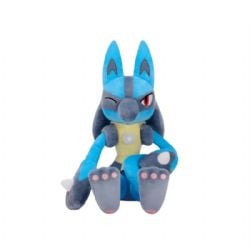 POKEMON -  LUCARIO PLUSH - SHIPPO MITE MITE! (9.5