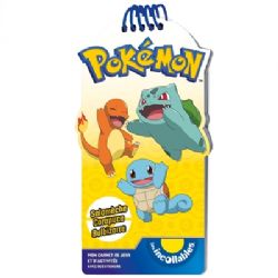 POKEMON -  MON CARNET DE JEUX ET D'ACTIVITÉS AVEC STICKERS: SALAMÈCHE, CARAPUCE ET BULBIZARRE (FRENCH V.)