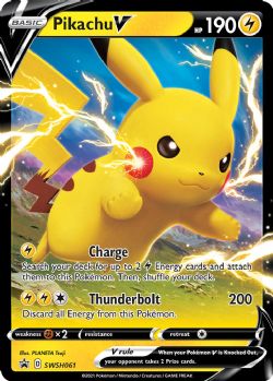 POKEMON -  OVERSIZED JUMBO PROMO - PIKACHU V (ENGLISH)