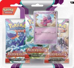 POKEMON -  PALDEA EVOLVED - 3-PACK BLISTER - TINKATINK (ENGLISH) SV2 -  SCARLET & VIOLET