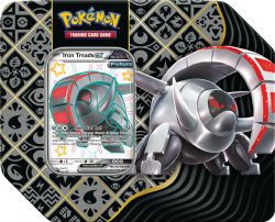 POKEMON -  PALDEAN FATES - SHINY IRON TREADS EX TIN (ENGLISH) -  SCARLET & VIOLET