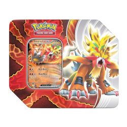 POKEMON -  PARADOX DESTINIES- GOUGING FIRE TIN (ENGLISH) -  SCARLET & VIOLET