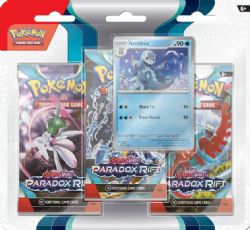 POKEMON -  PARADOX RIFT 3-PACK BLISTER - ARCTIBAX (ENGLISH) SV4 -  SCARLET & VIOLET