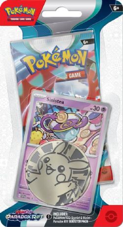 POKEMON -  PARADOX RIFT CHECKLANE BLISTER PACK - SINISTEA (ENGLISH) SV4 -  SCARLET & VIOLET