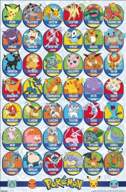 POKEMON -  PIKACHU ALL-TIME FAVORITES - GRID (22