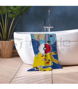 POKEMON -  PIKACHU AND SQUIRTLE TOWEL - (55