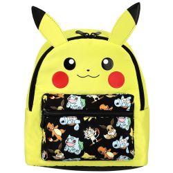 POKEMON -  PIKACHU FACE AND 3D EARS MINI BACKPACK