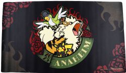 POKEMON -  PLAYMAT & PLAYMAT BAG - ARCANINE, PIKACHU & SQUAWKABILLY - ANAHEIM 2025 -  WORLD CHAMPIONSHIPS 2025