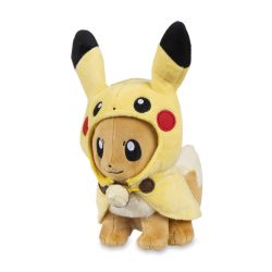 POKEMON -  PLUSH EEVEE WITH PIKACHU CAPE -  POKEMON CENTER